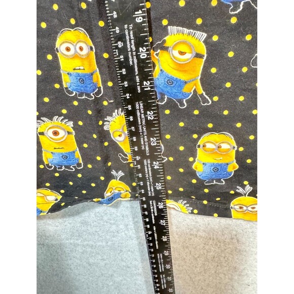 Despicable Me‎ Scrub Top Women's 3X Black Printed Cotton V-Neck Pockets Pullover - Picture 10 of 10